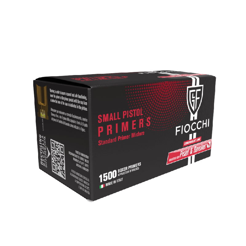 SMALL PISTOL PRIMER PRIMERS FIOCCHI FOR PISTOL & REVOLVER
