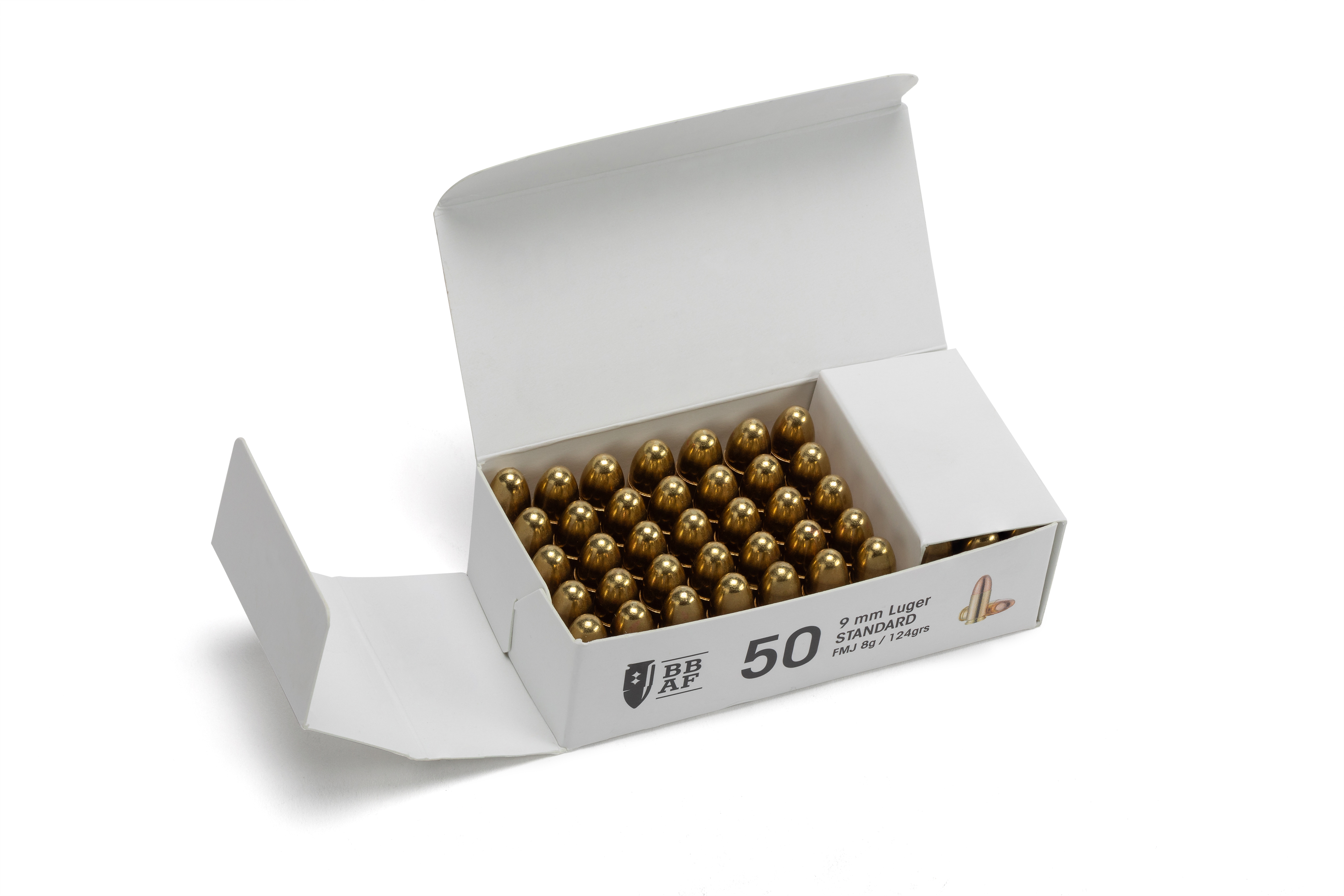 BBAF 9MM LUGER FMJ 124GR