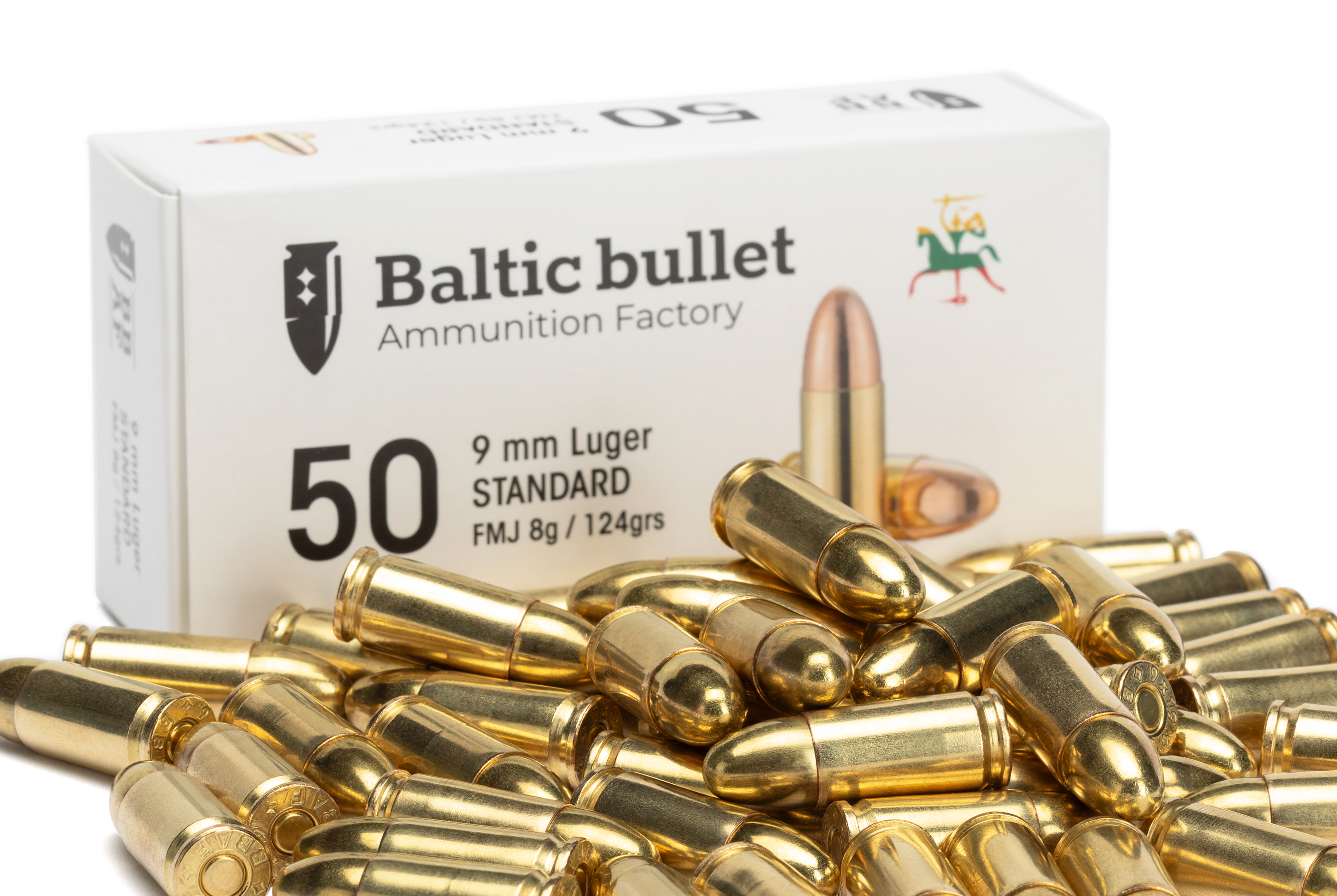 BBAF 9MM LUGER FMJ 124GR