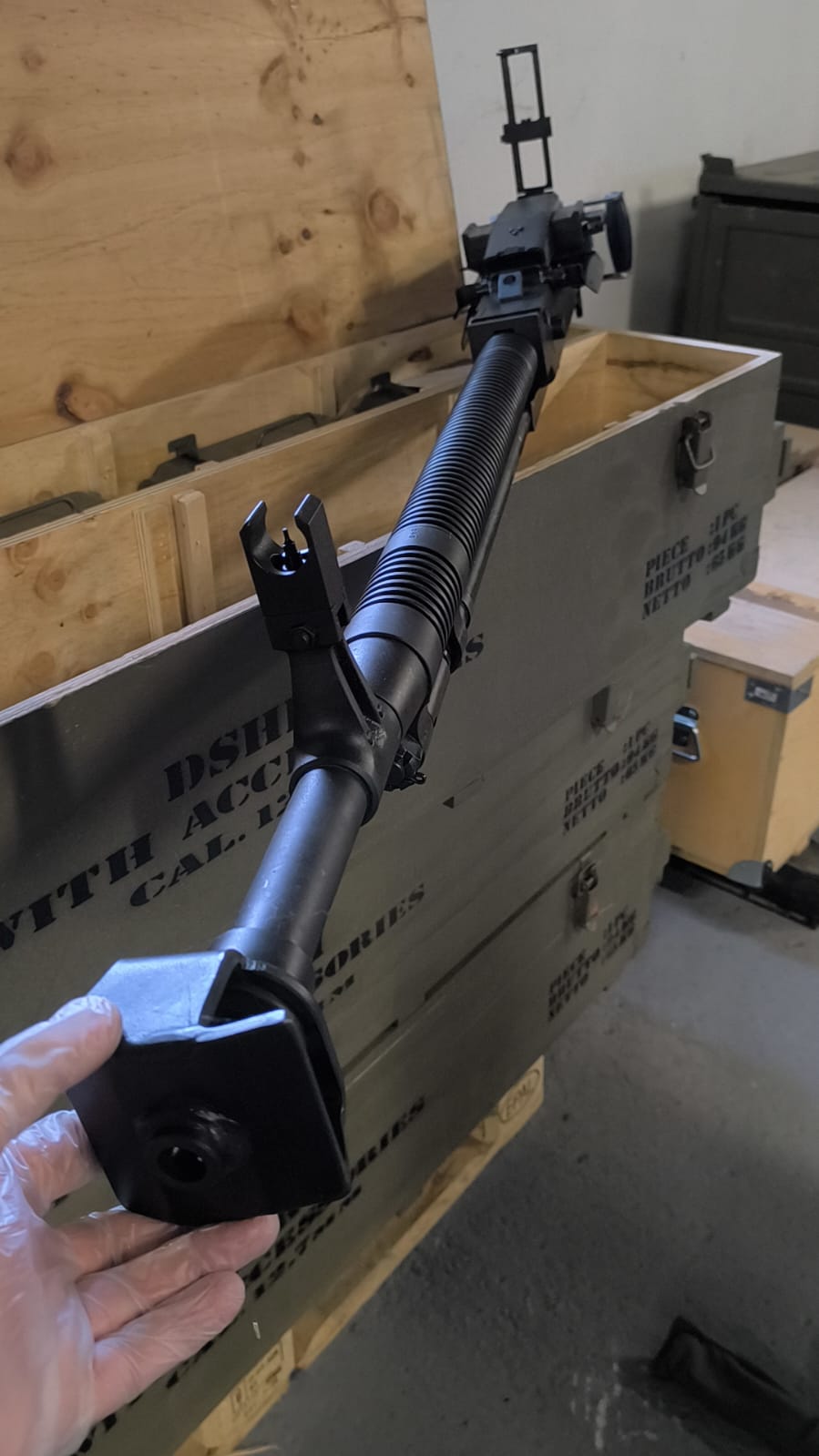 DSHK-M Heavy Machine Gun with Tripod and Full Accessories Set