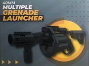 TBA 40 – 40mm Multiple Grenade Launcher