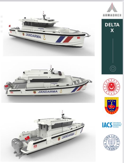 DELTA X – 11 m High-Speed Composite Patrol & Security Boat