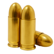 9×19mm Bullet Luger 115 gr FMJ and 124 gr FMJ
