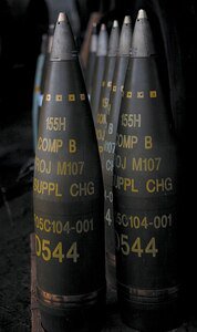 155mm Projectiles M107,  FC152 152mm High-Explosive Fragmentation Shell