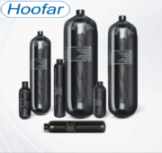 300bar Carbon fiber air cylinder/tank/flasks 0.35L/0.48L/0.50L/0.58L/0.70L
