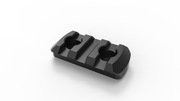 DT Picatinny aluminum rail Mlock mount 3 slots