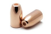 Copper Plated Bullets 38/357 HP.