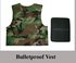 NIJ IIIA Bulletproof Ballistic Aramid UHMWPE Vest Jacket with Bulletproof Plate